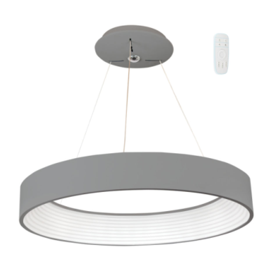 LED Metal and Acrylic Pendant with Remote Control