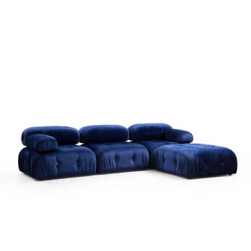 Bubble Velvet Blue L1-O1-1R-PUF
