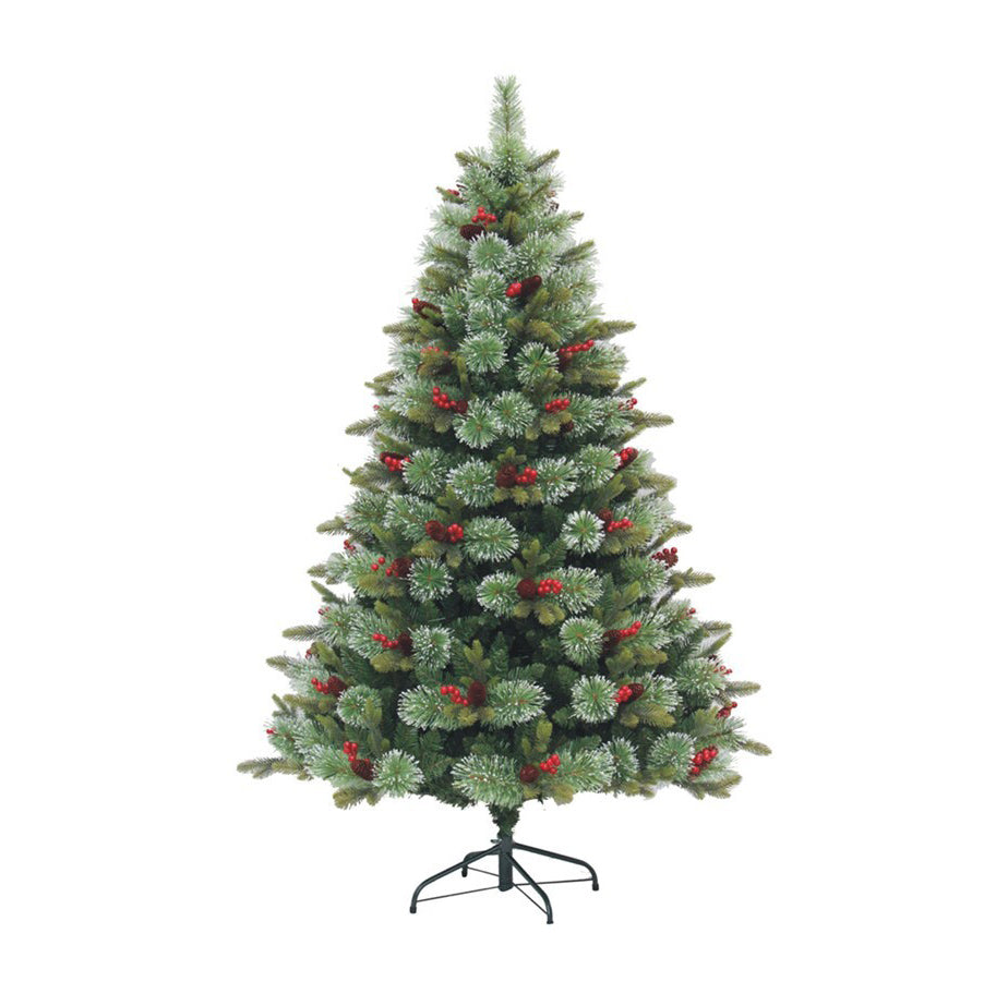 TREE W/BUTCHERBUSH 210CM 1065 TIPS
