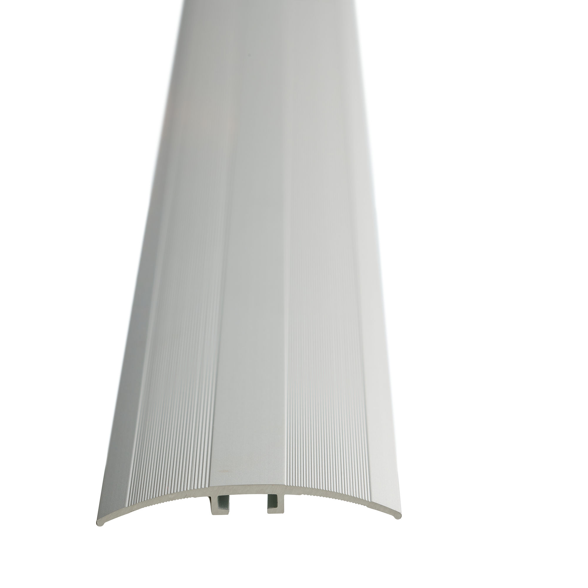 Aluminium Multi Cover Strip Silver door Strip Undrilled- 2500 x 44 x 2mm