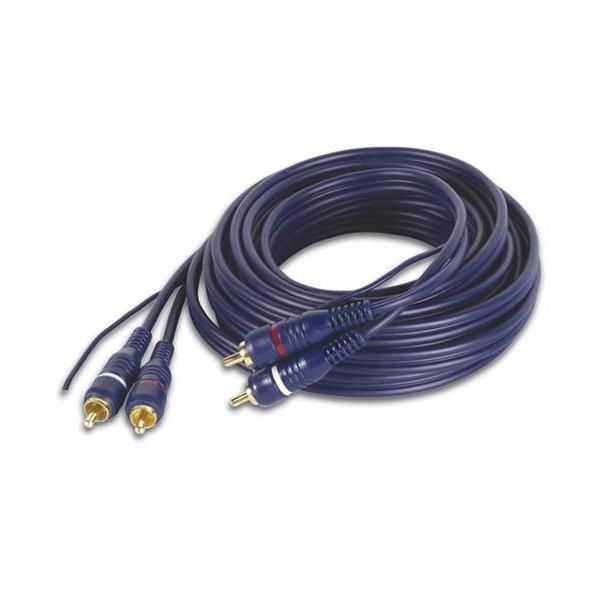 Geeko 2 X RCA Male to Male Audio Cable With Ground