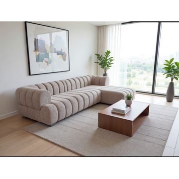 Lethabo L-Shape Cloud Comfort Sofa – 3 Seater