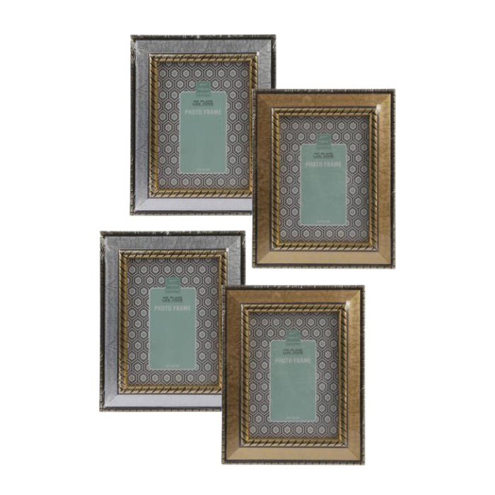 PICTURE FRAME PL MARBLED 13x18cm ASSTD - Pack of 2