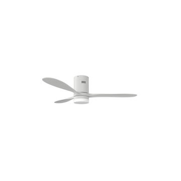 Solent Hugger Fan White 1320mm with LED Light & Remote