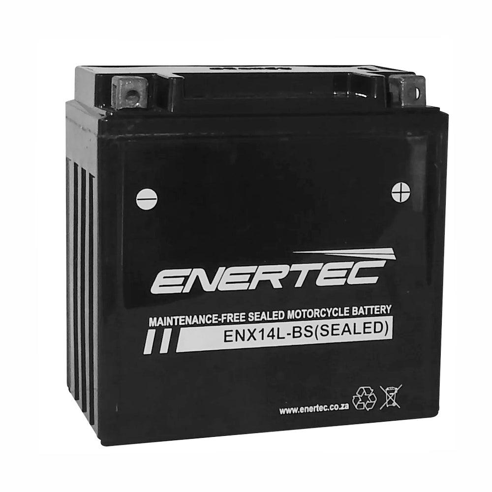 Enertec YTX14L-BS 12V 14Ah AGM Motorcycle Battery