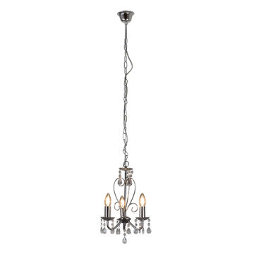 Eurolux Cleo 3LT Chandelier 255mm Chrome
