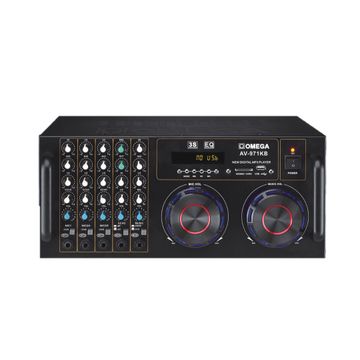 Omega Professional Bluetooth USB/SD Card Karaoke Power Amplifier AV-971KB