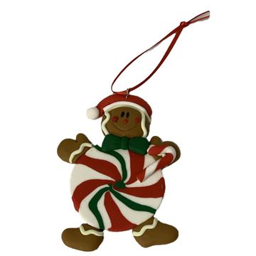 XMAS DECOR GINGERBREAD HANG