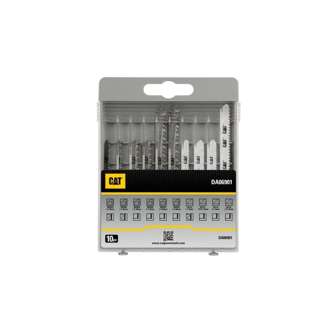 CAT 10pcs Jigsaw Blades (wood & metal basic)