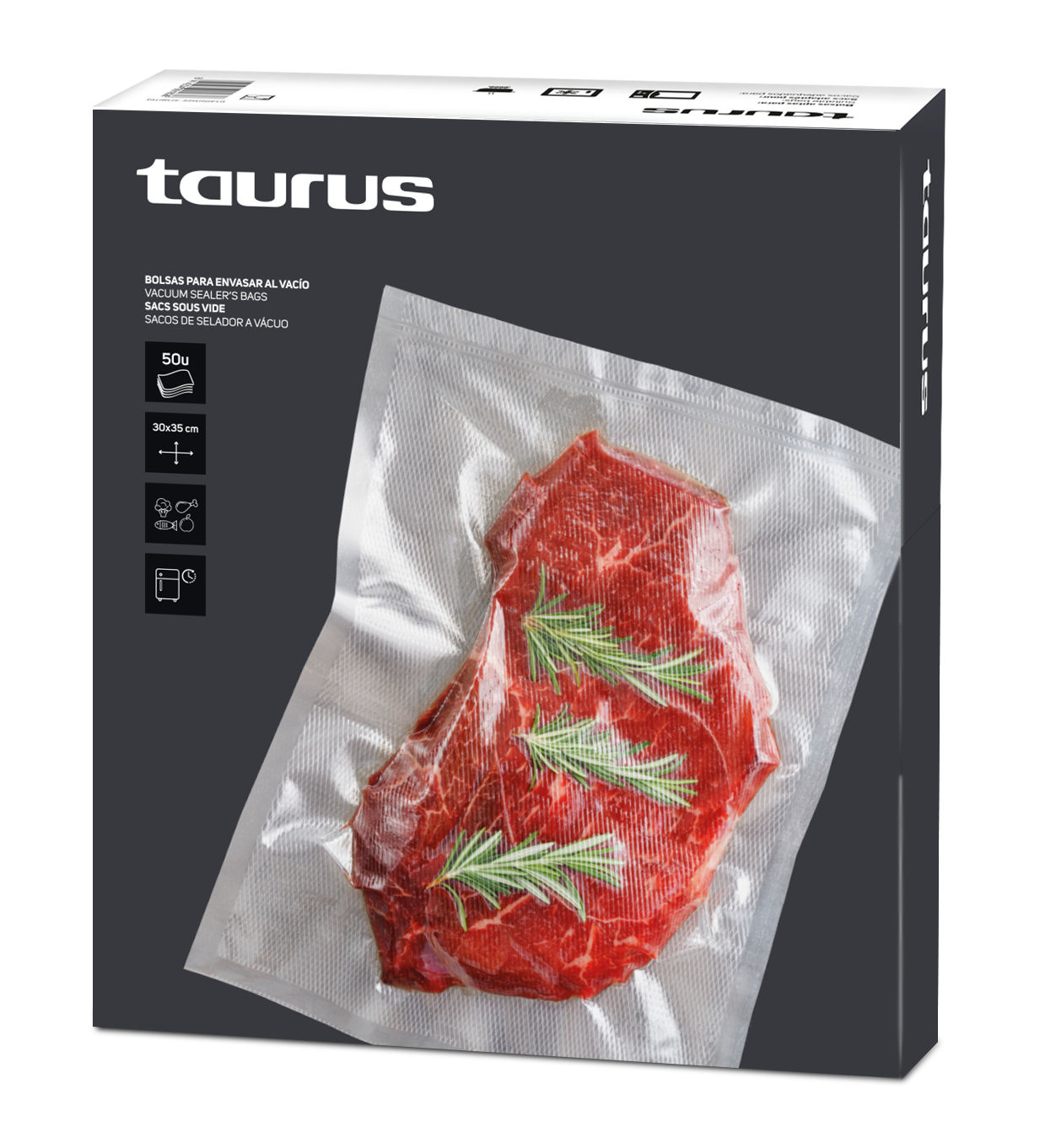 Taurus Vacuum Sealer Bags Plastic 30X 