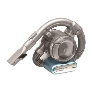 Black & Decker 14.4V 1.5Ah Li-Ion Flexi Auto Dustbuster Handheld Cordless Vacuum with Pet Tool for Home & Car, Blue/Grey | PD1420LP
