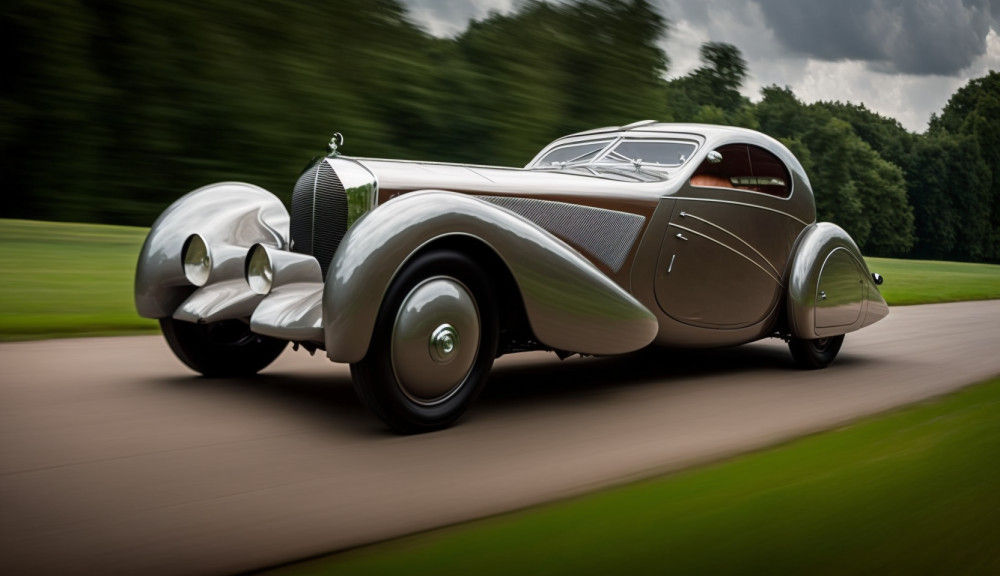 Canvas Wall Art - Hispano Suiza J12 1934- B1483 - [120 x 80 cm]