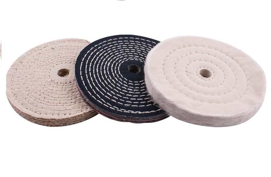 Tork Craft - White Buff/Mop Unstitched 150 x 50Ply x 1/2" Hole