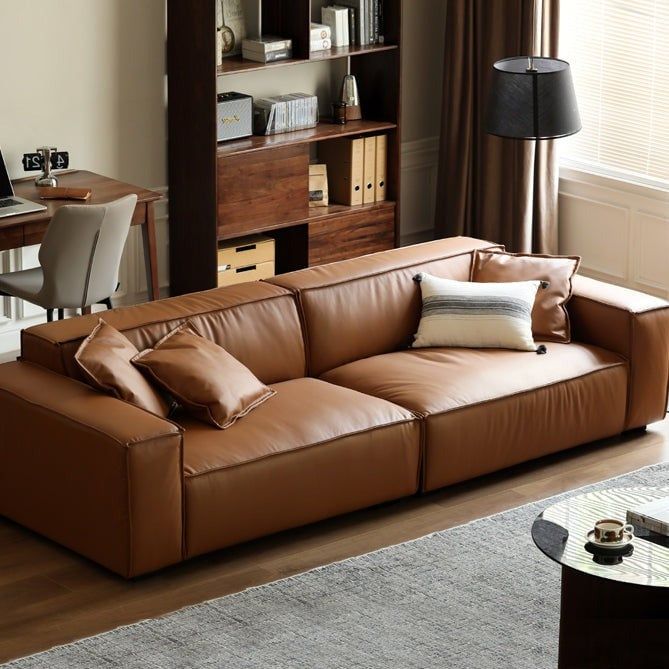 Cow Height Leather Sofa