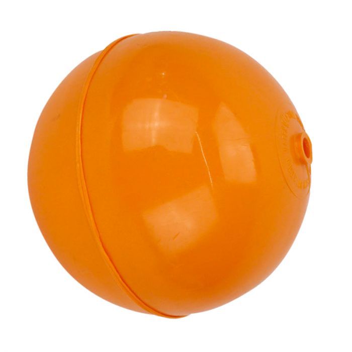 BSP Float Valve Ball - 110mm - Plastic - Orange - Bulk Pack of 10