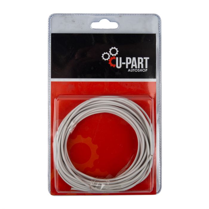 Bulk Pack 3 x U-Part Electric Wire - 1.6mm x 5 Meter (White)