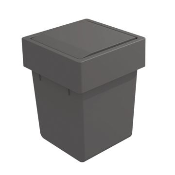 ROCO Onda Door Mounted Bin Orion Grey 5 Litre