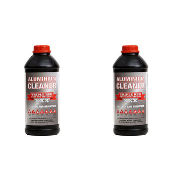 TRIPLE RED Aluminium Cleaner 1 Litre ( 2 Pack )