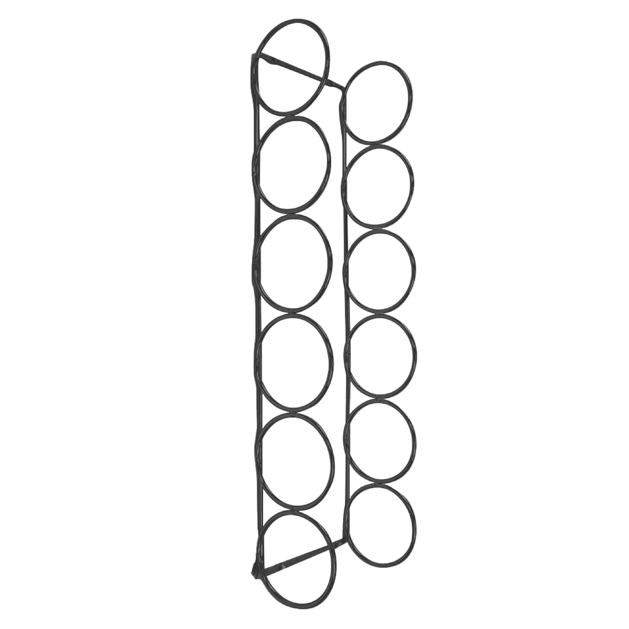 ROCO Wine Bottle Holder 6 Ring Matt Black