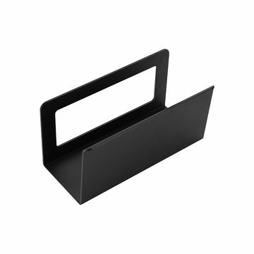 Wall Mounted Bathroom Organiser with Towel Rack Black SC-200