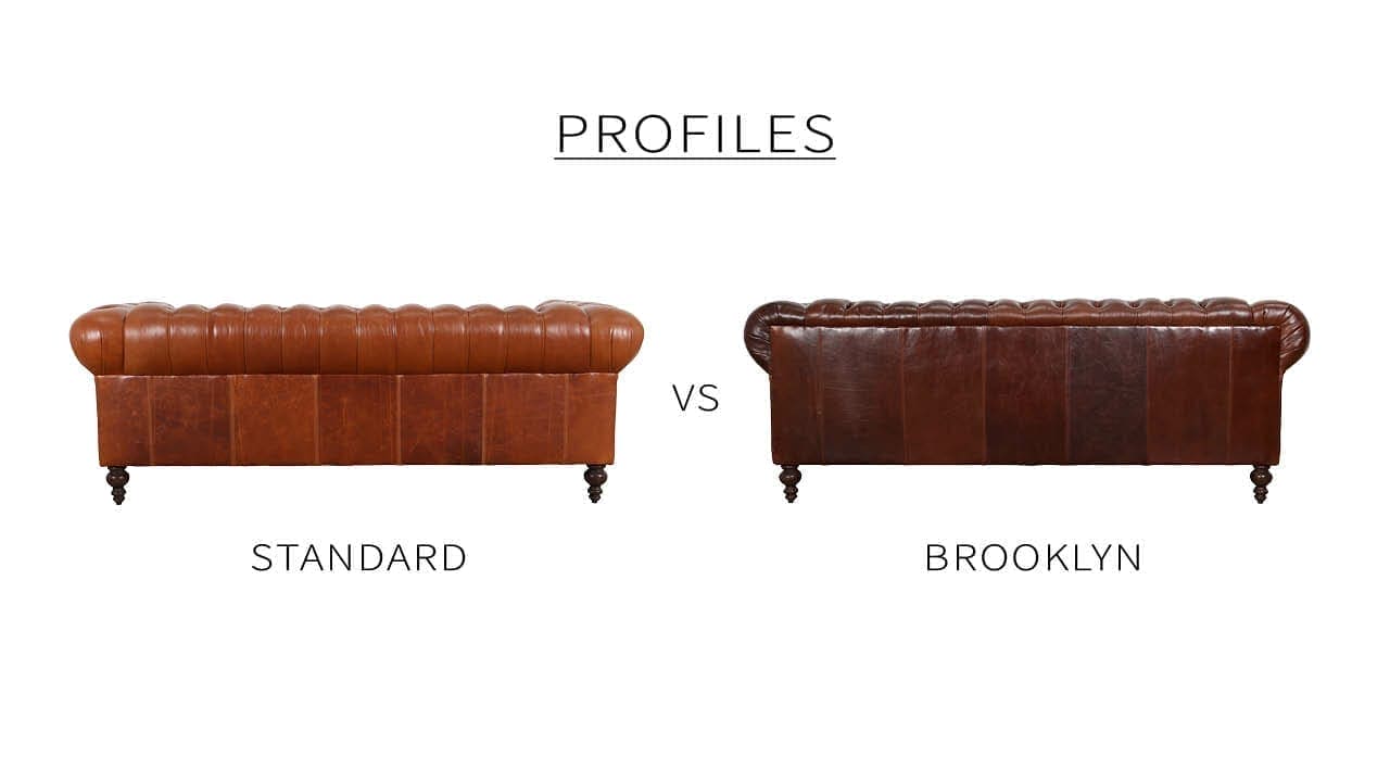 Classic Chesterfield 3 Seater Genuine Leather Sofa - Piccadilly Cognac