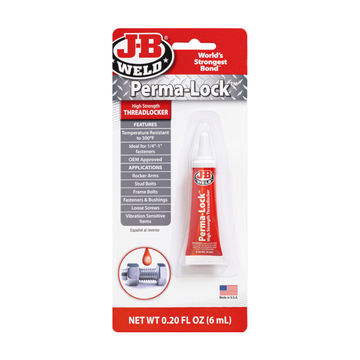 J-B Weld Perma-Lock High Strength Red Threadlocker 6ml