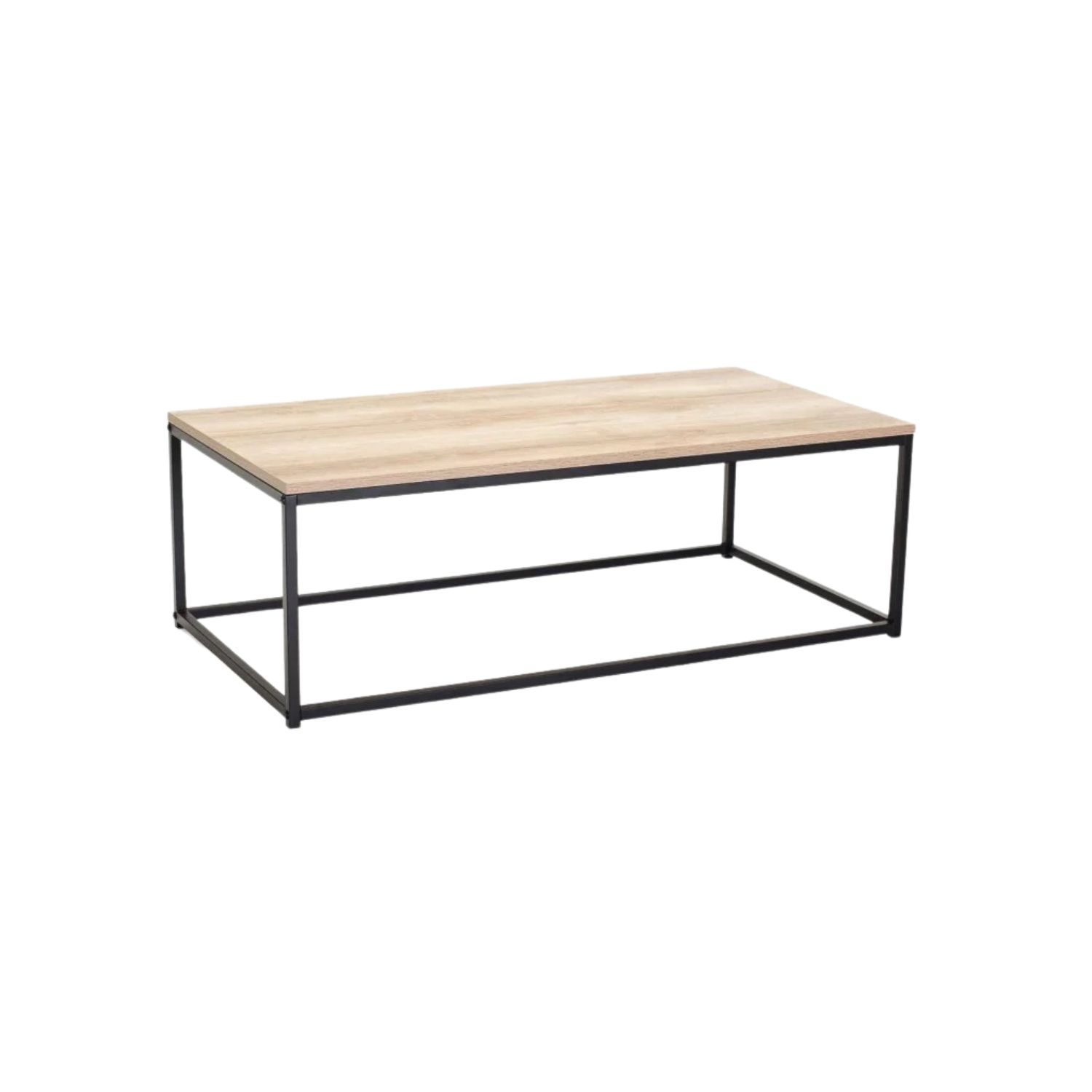 120x60cm Light Oak Modern Coffee Table