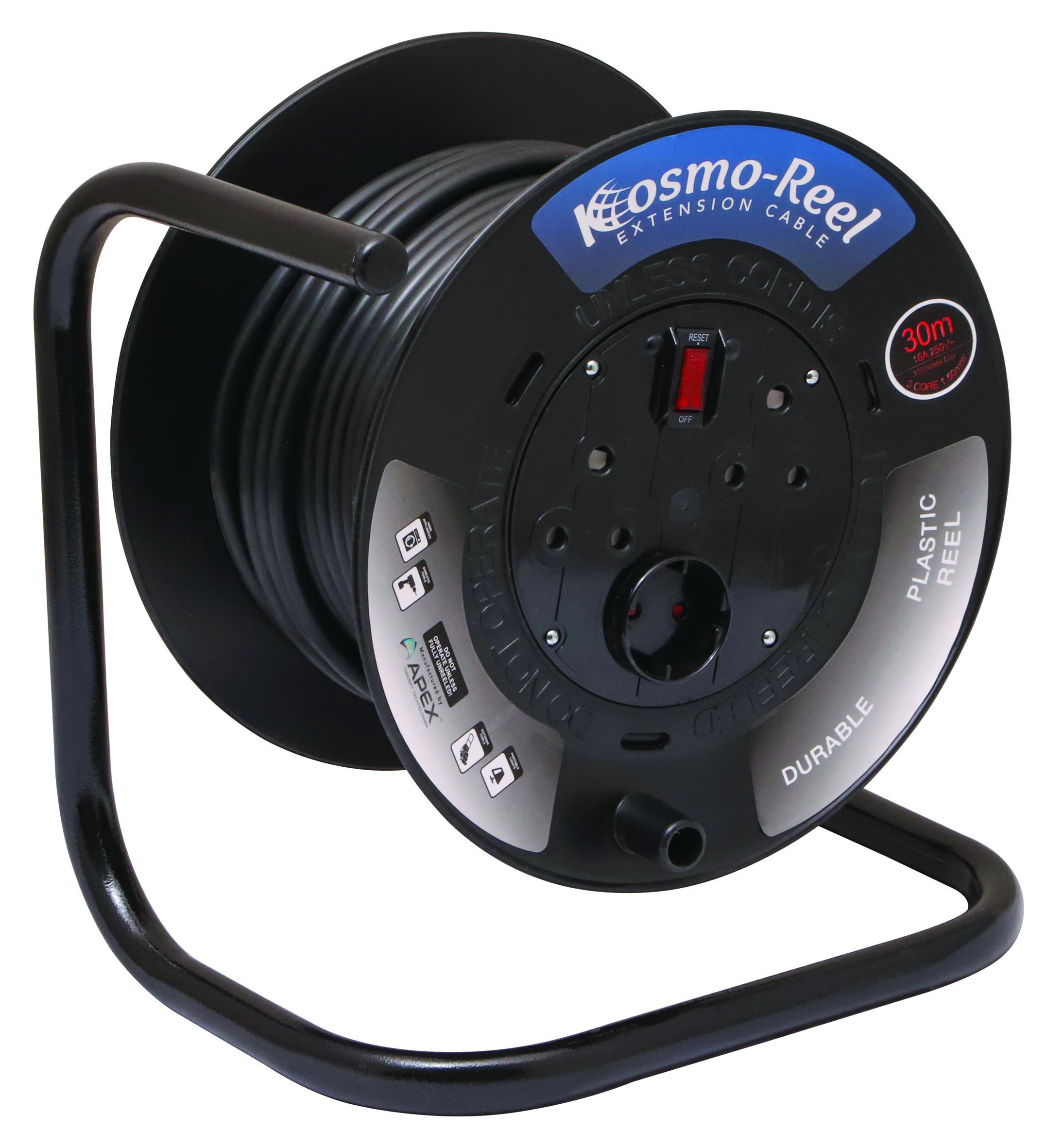 30m Ext Reel + 1.5mm Cord (Plastic)