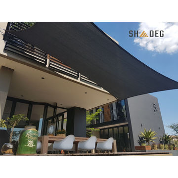 Shade Sail Charcoal Shadeg Ultrablock 600cm x 300cm Rectangle