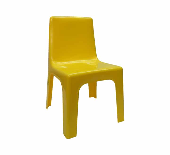 Vividitto - Kiddies Plastic Chair - Yellow
