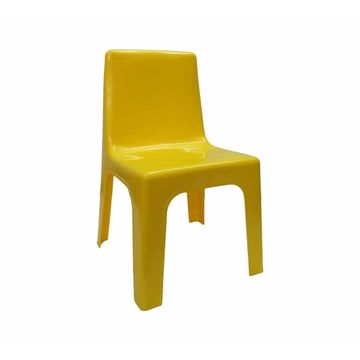 Vividitto - Kiddies Plastic Chair - Yellow