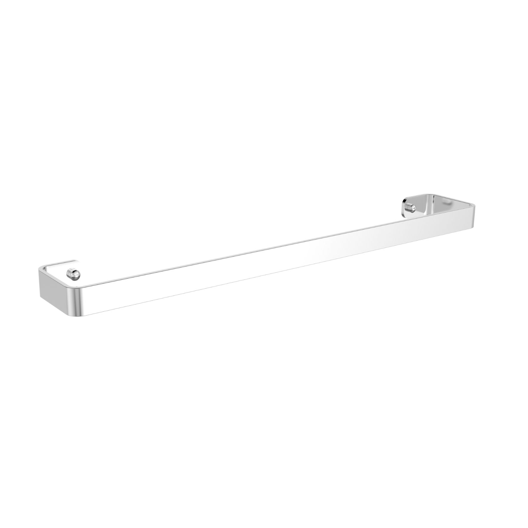 Bodie Onyx Silver - Single Towel Rail 600mm