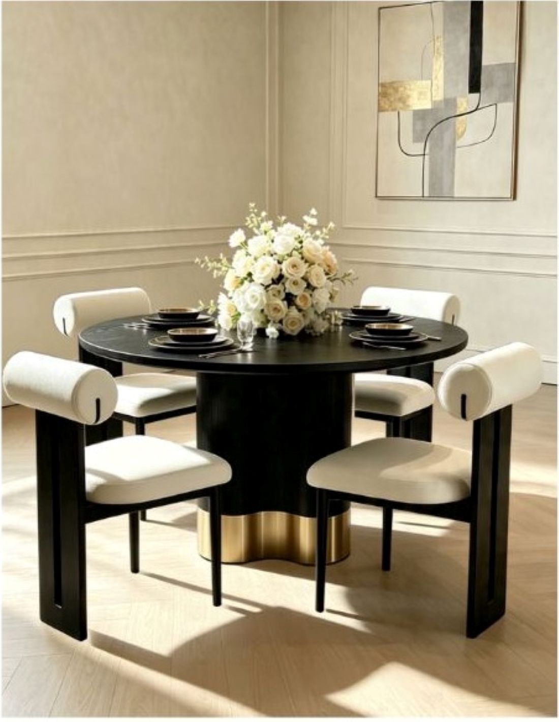 Luxe Round Dining Set