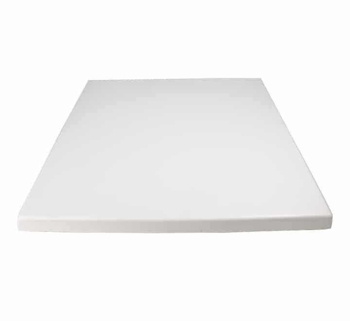 Vividitto - Werzalit Square Cafe Table Top 80cm - Beyaz