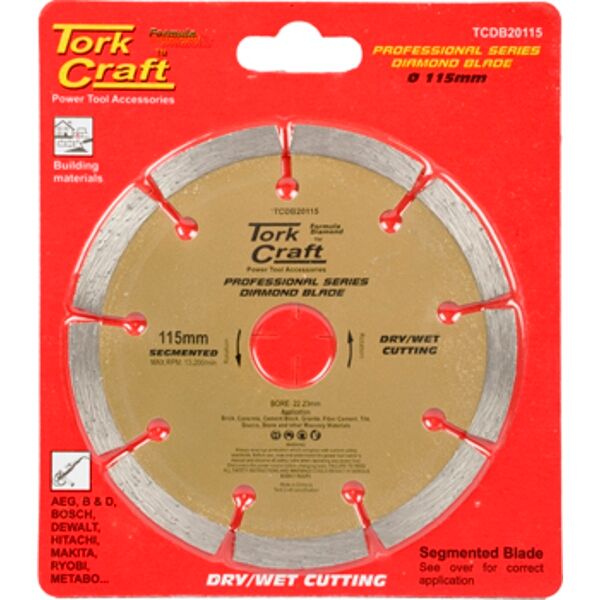 Diamond Blade 115Mm Segmented Profesional