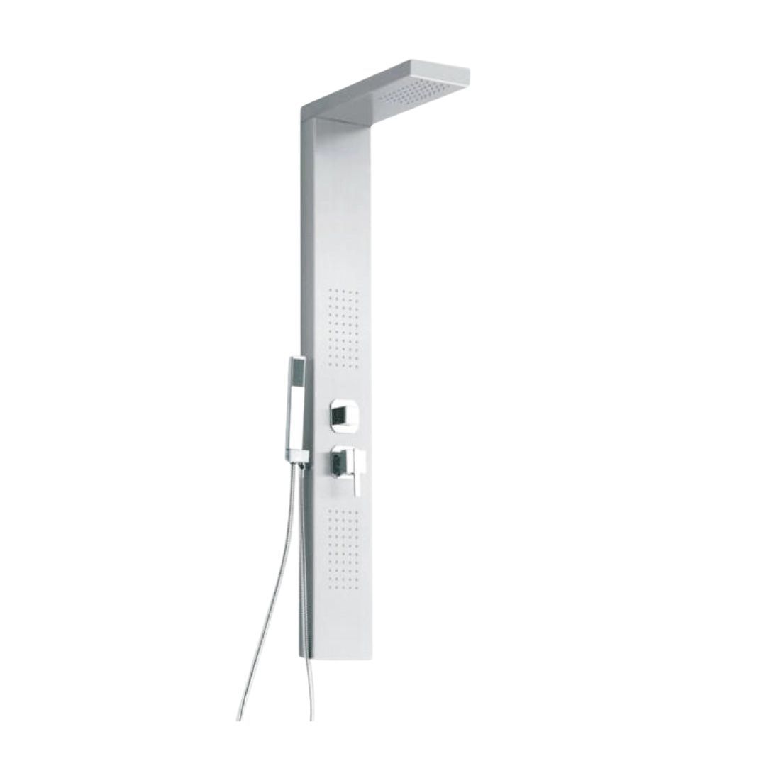 SHOWER PANEL FLAT 1280X200M MATT CHROME