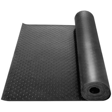 Matoc Designs - 3mm Rubber Flooring Black - Coin - (4m x 1.5m)