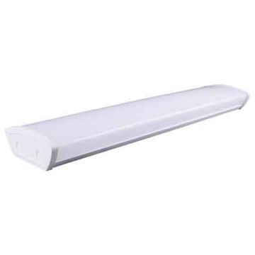 2 x18W 4Ft LED Fitting With Curved Opal Diff. 6000K