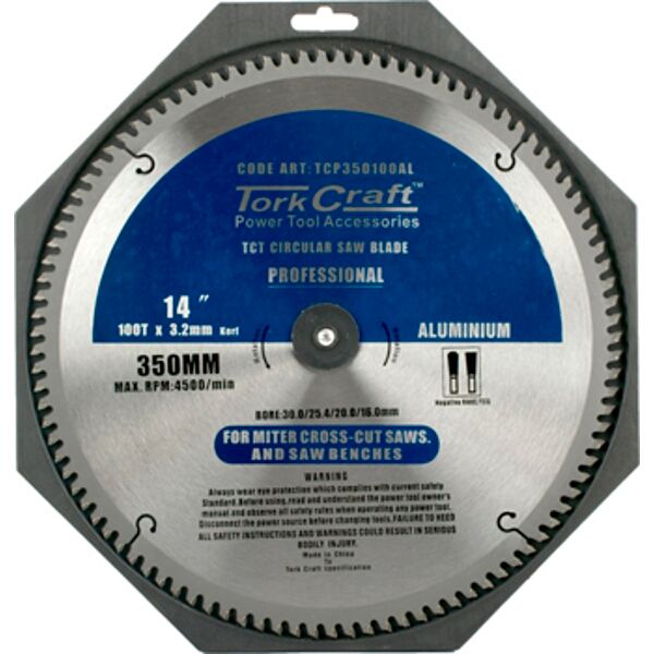 Blade Contractor Alum 350 X 100T Tcg Neg Circular Saw Tct