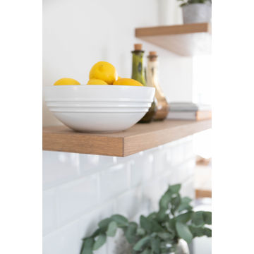 Oak Veneer Floating Shelf 60cm x 25cm