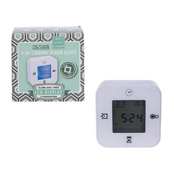 Clock Digital 4 Function Small (2 Pack)
