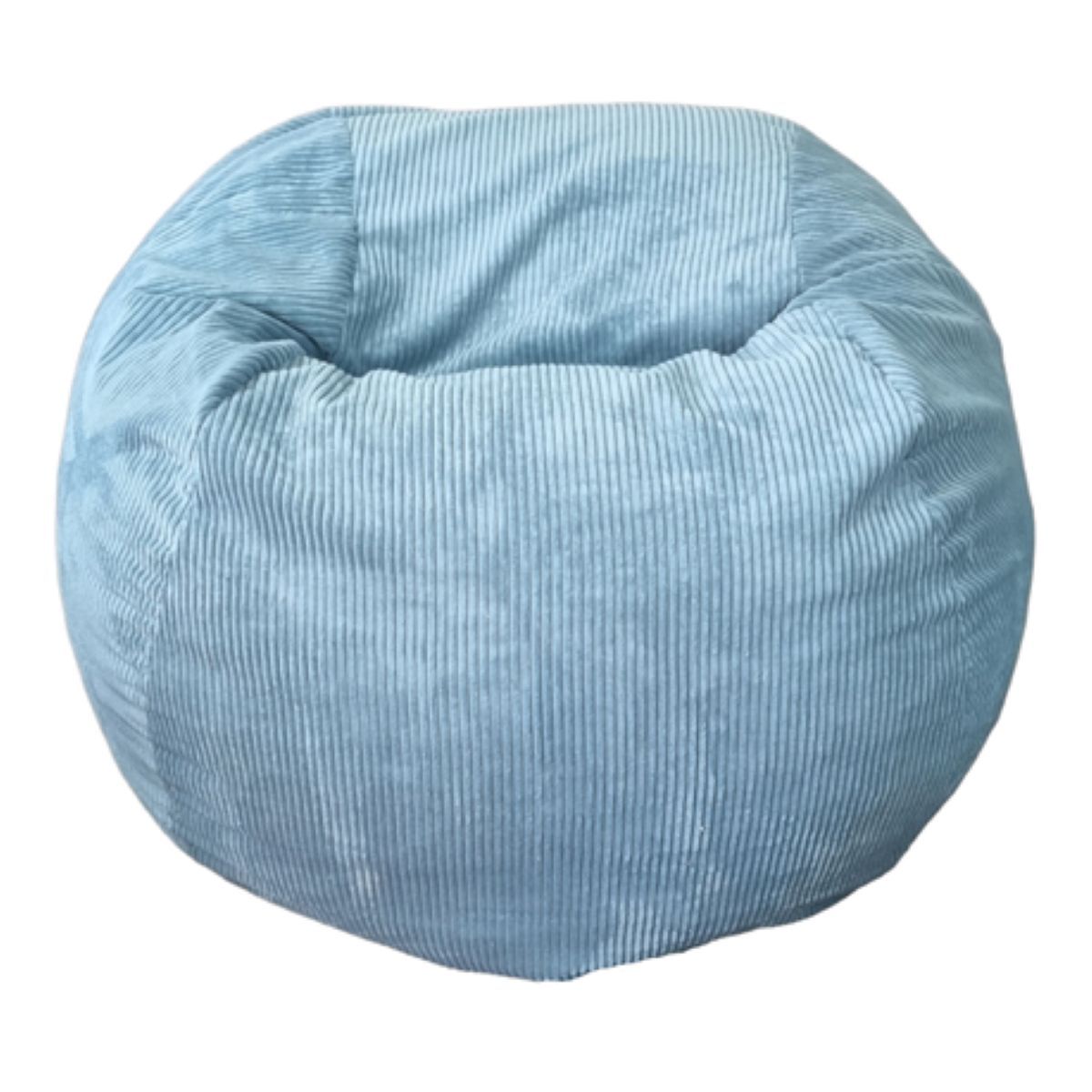 Suite Sack Large Bean Bag Chair Premium Corduroy - 1.3m Blue Bell