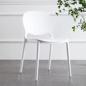 Ariana Cafe Chair - White - Fine Living SET OF 2