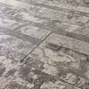 Peel and Stick Natural Stone Wall Cladding – Earthstone Veneers | Self-Adhesive | Indoor Feature Panels - Silver Grey