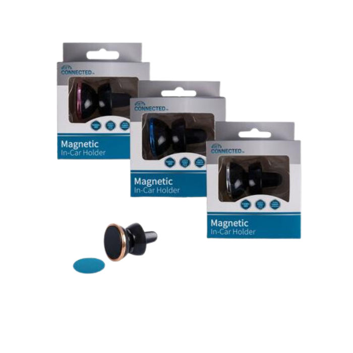 Magnetic In Car Device Holder asstd - Pack of 4