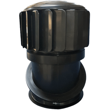 240mm RoofWhirlys4Africa Roof Mounted Wind Turbine Ventilator - Charcoal - Made in South Africa