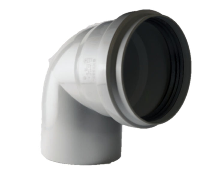 EDT  EuroDrain KESSEL ''Push-Fit'' 50mm 90' Elbow with Socket