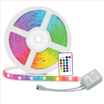 LITEMATE COLOUR CHANGING STRIP LIGHT WITH REMOTE CONTROL 5M