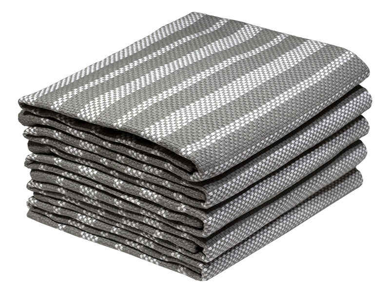 Multipurpose, Easy Fit, Absorbent Kitchen Towel - Design 2345 - 042x072cms - (05 Pc Pack) - Stripes - Castlerock