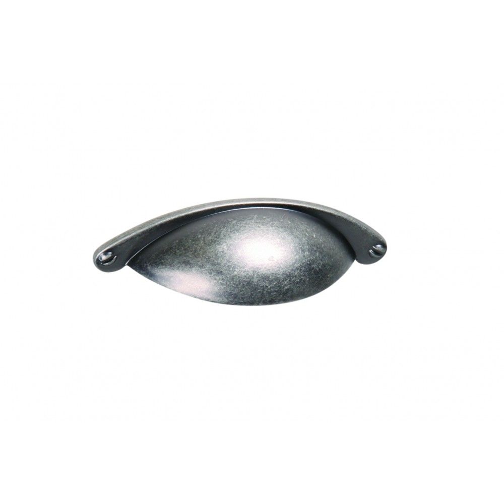 Handle Buttercup Oxidised Tin 64mm